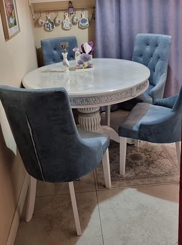 Стул Elegance white / blue фото покупателя 5